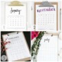 Minimalistic Stylish Calendar Template