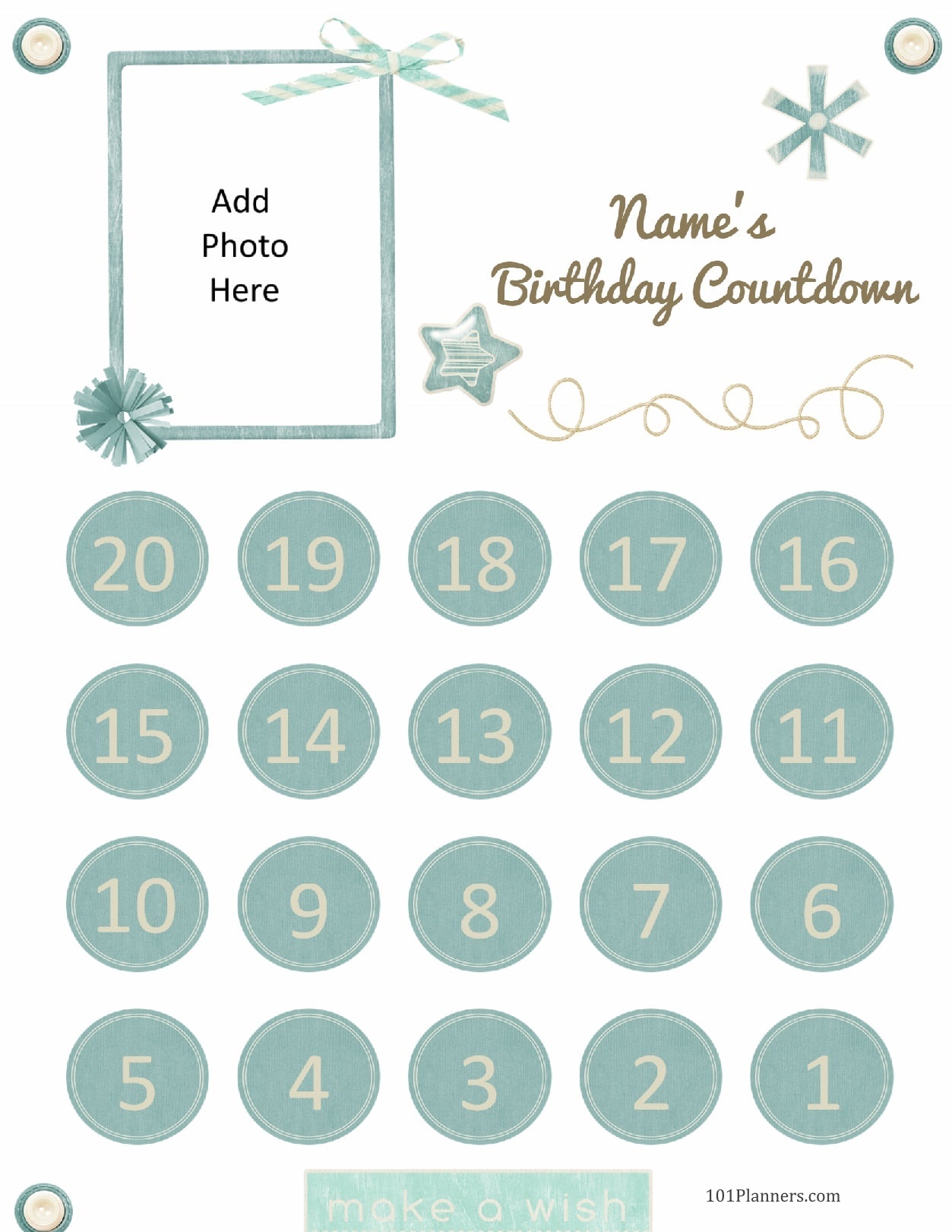 Countdown Template Example Countdown Calendar Template: A Must-Have Tool For Effective Time ...