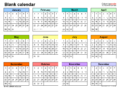Yearly Calendar Template: A Practical And Versatile Tool For Planning And Organization