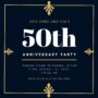 Anniversary Party Invitation Templates For Milestone Celebrations