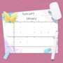 Cute And Colorful Calendar Template
