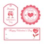 Romantic Valentine's Day Gift Tag Templates