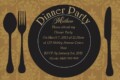 Dinner Party Invitation Templates For Elegant Dinners