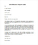 Reference Request Letter Template
