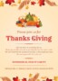 Thanksgiving Invitation Templates For Giving Thanks