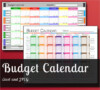 How To Make A Budget Calendar Template