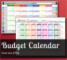 How To Make A Budget Calendar Template