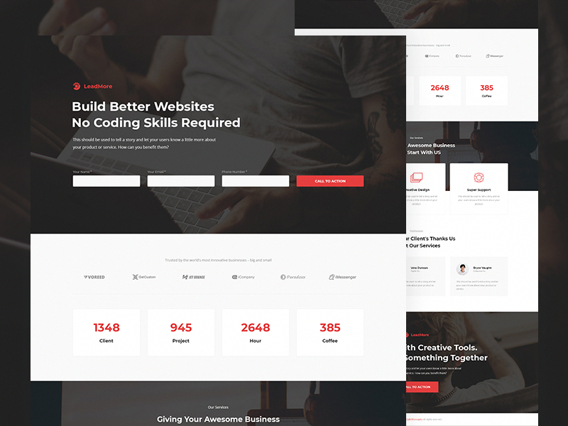 Marketing Landing Page Templates For Lead Generation